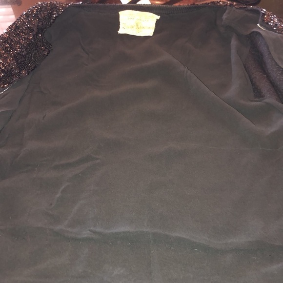 Vintage Gene Shelly’s Boutique International Chic Black Sequins Jacket Size S-M - Picture 12 of 12